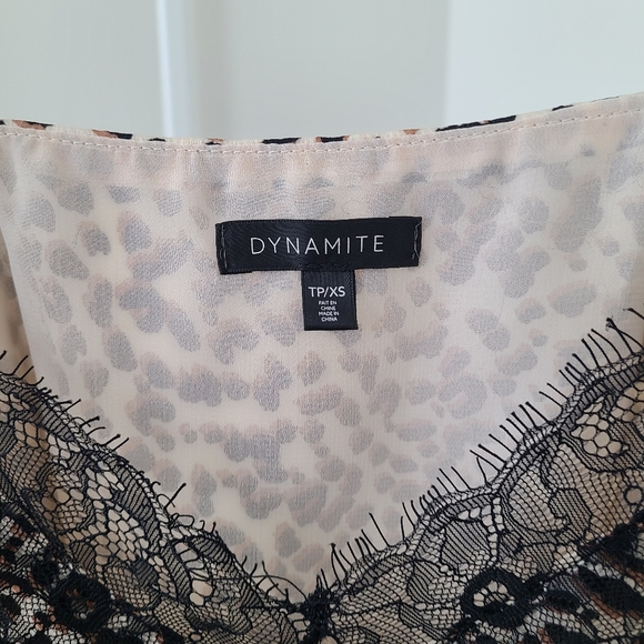DYNAMITE animal print cami - Picture 2 of 4